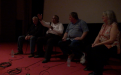 Q&A [L-R] Bob Fuller, cultural astronomer, Ghillar Michael Anderson, Euahlayi Lawman & Knowledge holder; Prof Ray Norris, CSIRO Astrophysicist; & Eleanor Gilbert, filmmaker & producer-1